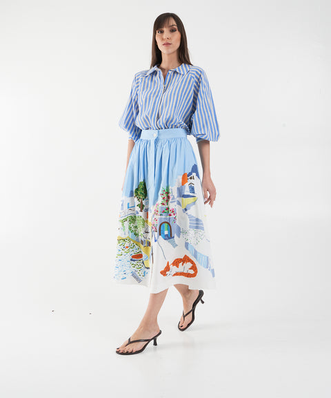 Camicia a righe 'Lulu'