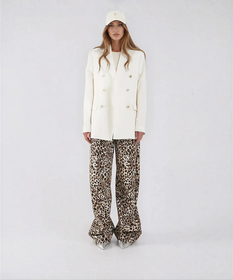 Jeans with animal print 'Loose Twst'