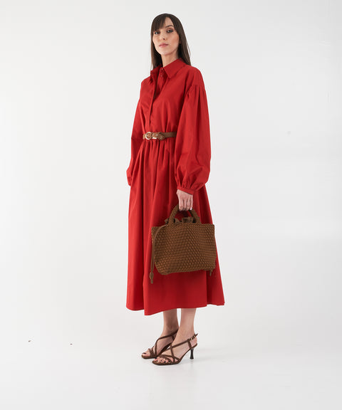 Chemisier Kleid mit Taillengürtel