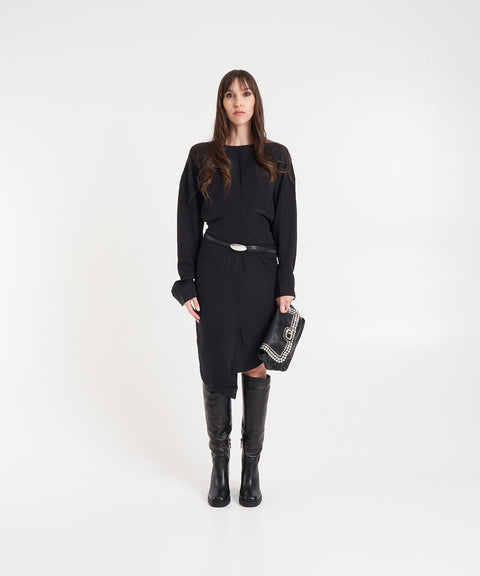 Borsa a spalla con dettaglio borchie