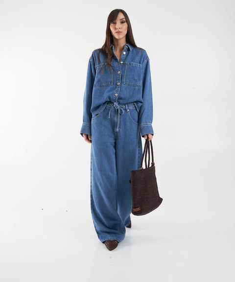 Camicia in denim 'Irvina'