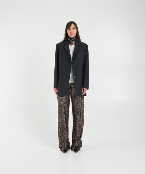 Pantaloni con paillettes