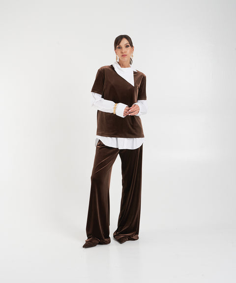 T-Shirt con Scollo Rotondo