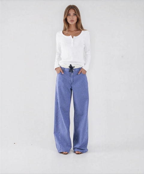 Jeans a righe 'Nicolina'