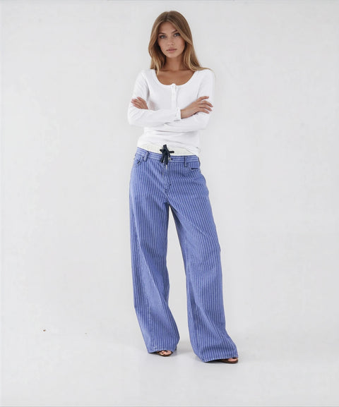 Jeans a righe 'Nicolina'