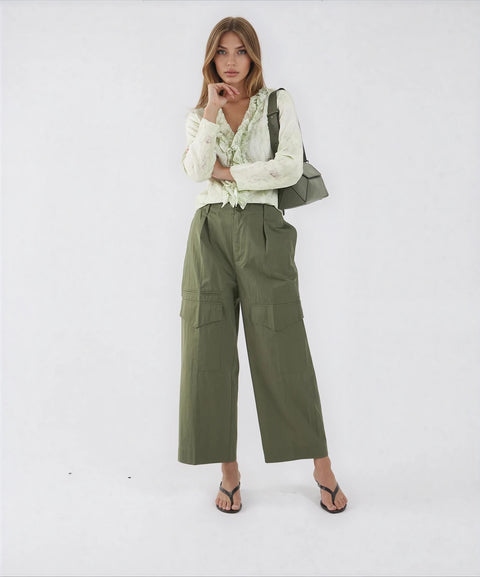 Blusa con motivo floreale 'Majda'