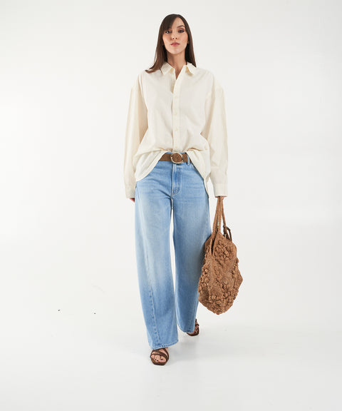 Blusa in cotone 'The Busy Sunday'