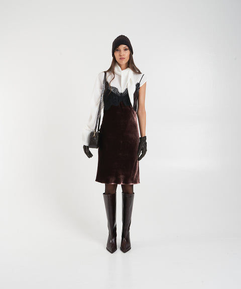 Stivali in pelle liscia