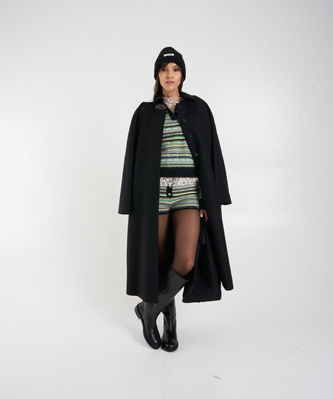 Cappotto con cintura in vita 'Perry'