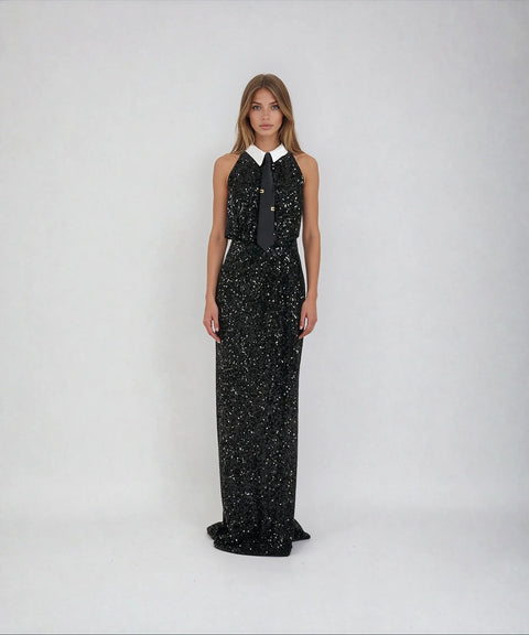 Abito con paillettes 'Red Carpet'