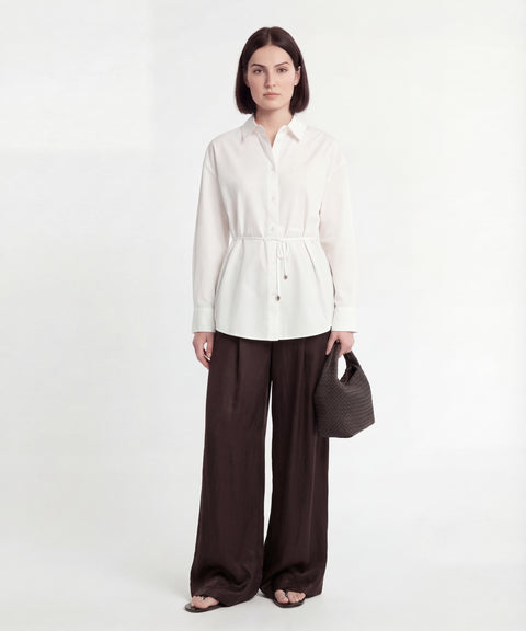Satin palazzo pants