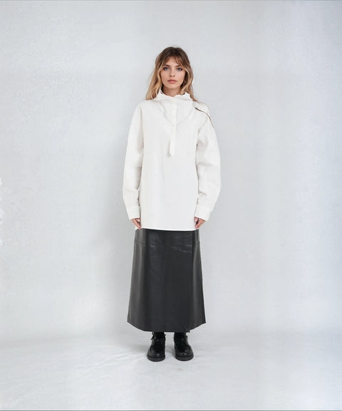 Kunstleder Maxirock 'Araki'