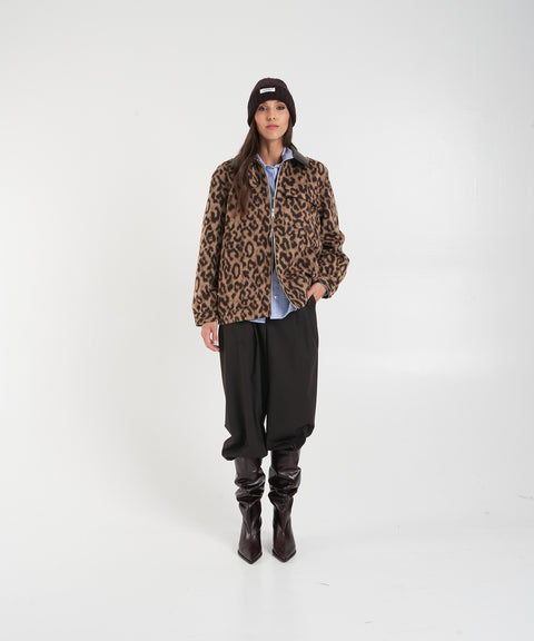 Giacca con stampa animalier 'Beline'
