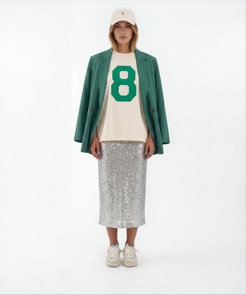 Midi skirt with sequins 'Belgrado'