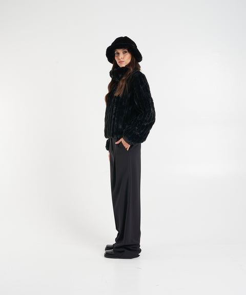 Giubbotto in eco pelliccia Elina