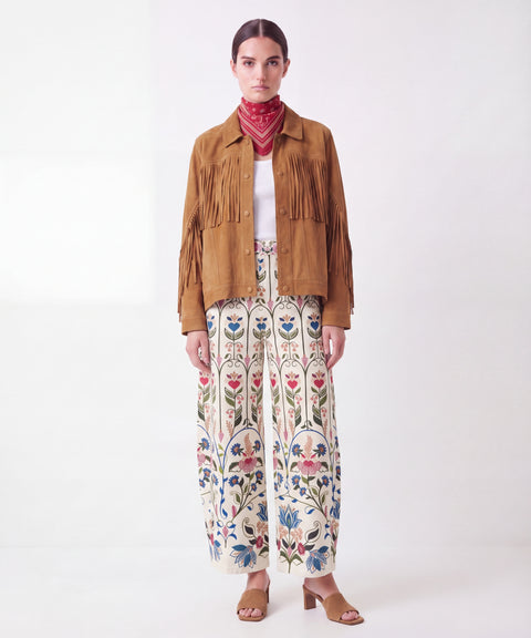 Jeans loose fit con stampa
