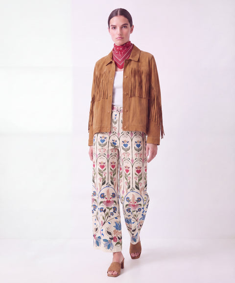 Jeans loose fit con stampa
