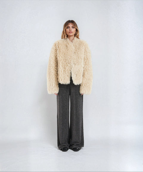 Giacca in ecopelliccia 'Charlotte'