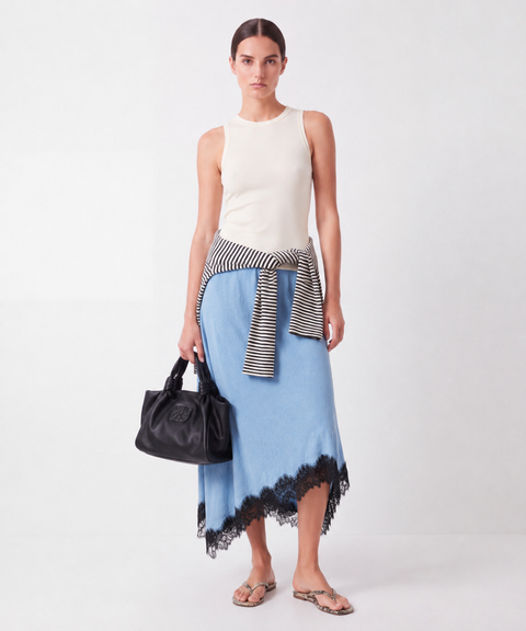 Asymmetrical midi skirt 'Sophie'