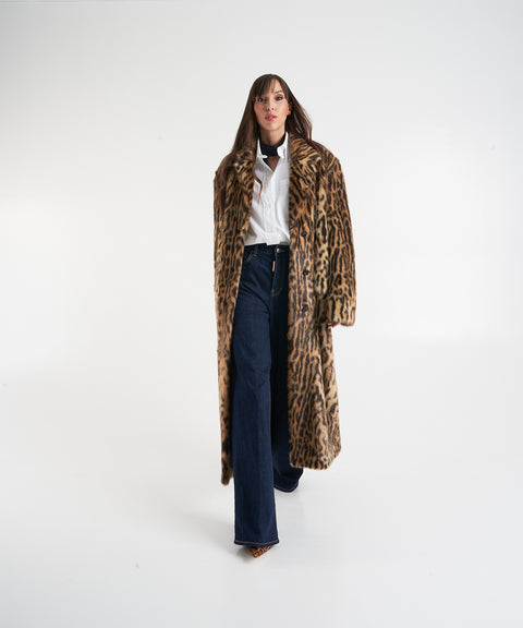 Cappotto in ecopelliccia 'Marceline'