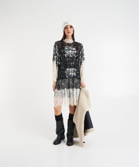 Vestito midi in pizzo 'Lisso'