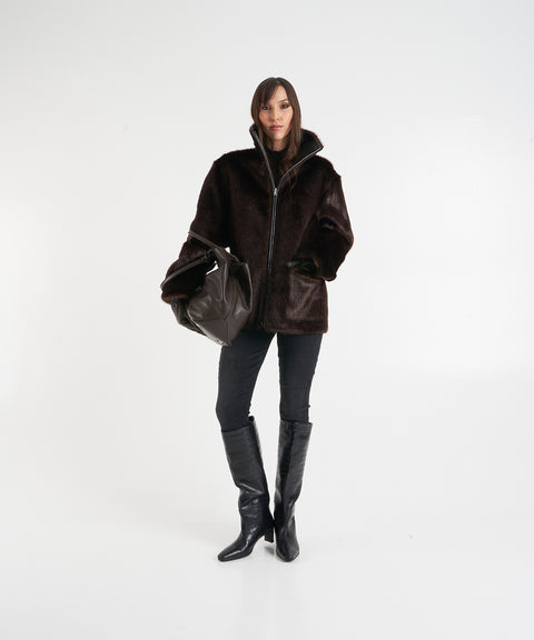 Stivali effetto coccodrillo