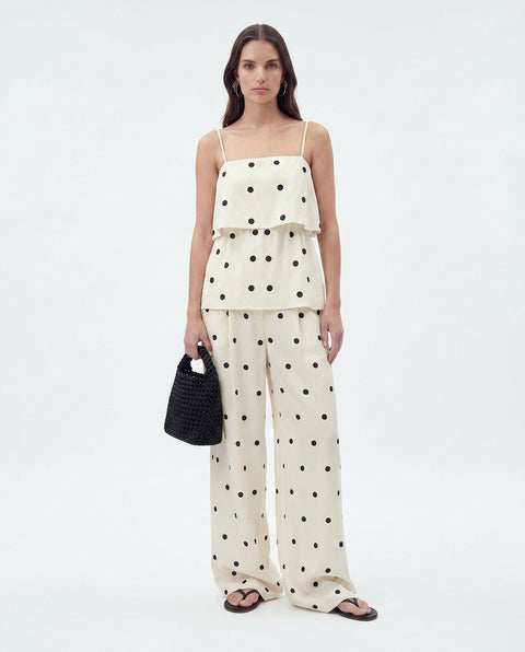 Top in misto lino 'Salliy'