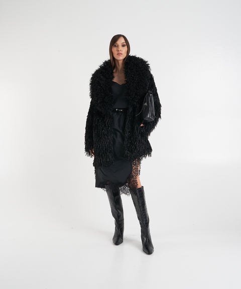 Giacca in ecopelliccia 'Travi'