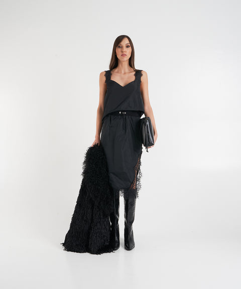 Clutch maxi in pelle