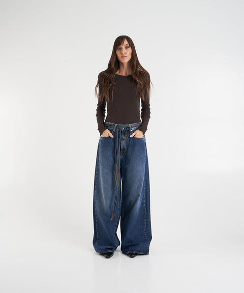 Wide Leg Jeans 'Big Low'