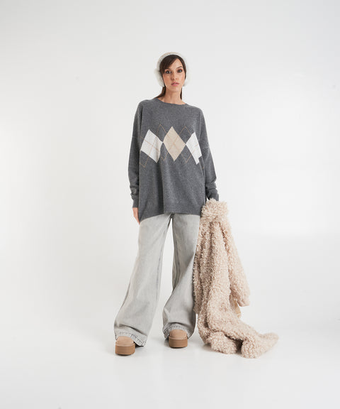 Jeans wide leg 'Silver Lining'