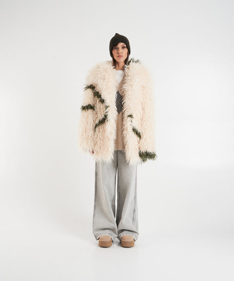 Giacca in ecopelliccia 'Cocoon'