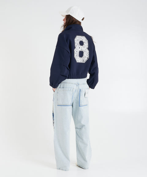 Felpa con zip 'Honolulu'