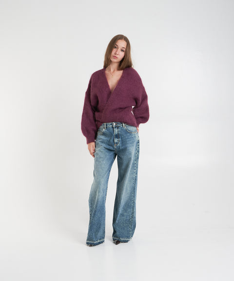 Cardigan in mohair 'Lee'