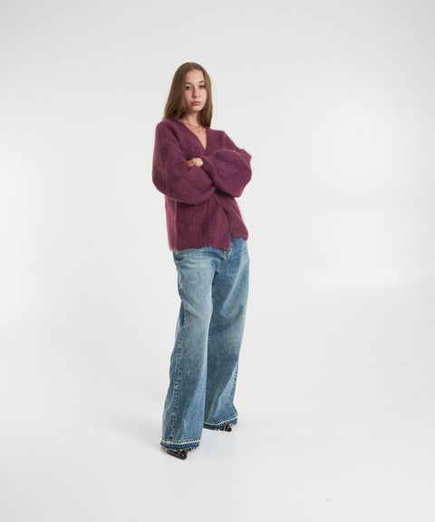 Cardigan in mohair 'Lee'