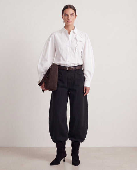 Jeans 'Cela Draped Barrel Leg'