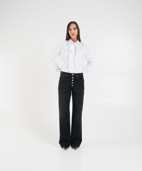 Bluse mit Rüschendetails