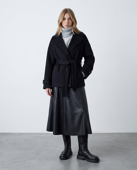 Jacke mit Taillengürtel