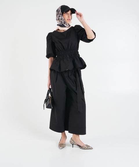 Bluse mit Puffärmeln