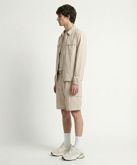 Overshirt in tessuto tecnico