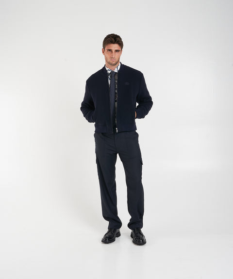 Bomber with logo embroidery S9885 L