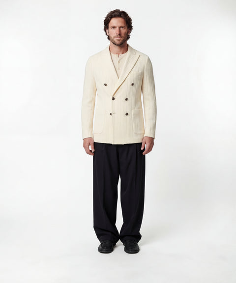 Blazer doppiopetto in cotone