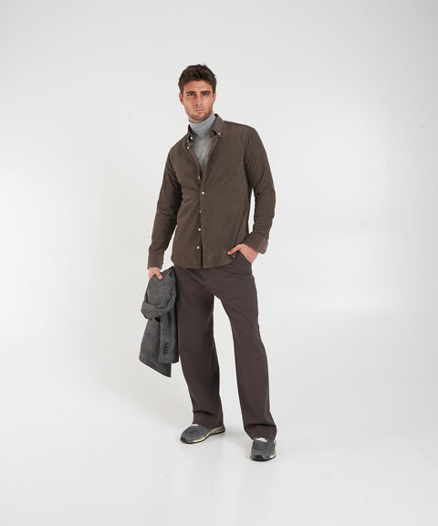 Camicia con colletto button-down