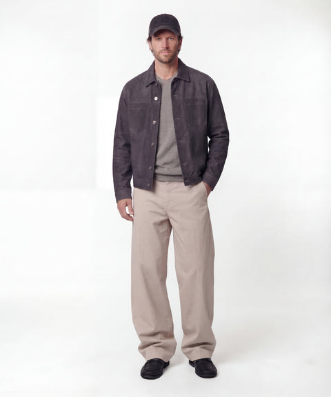 Cotton blend trousers 'Thiago'