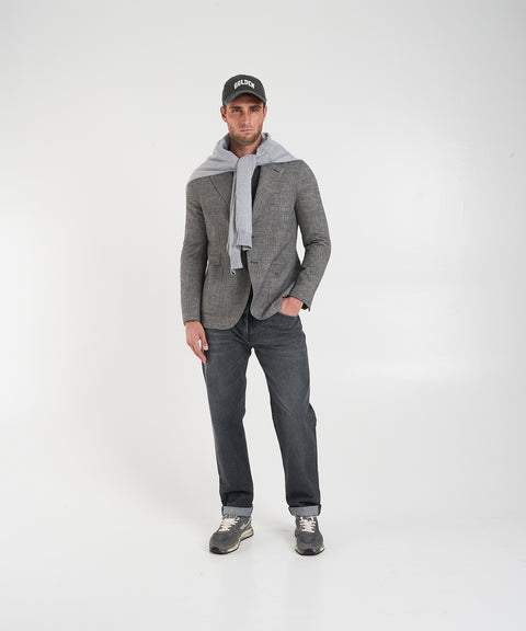 Blazer con tasche applicate