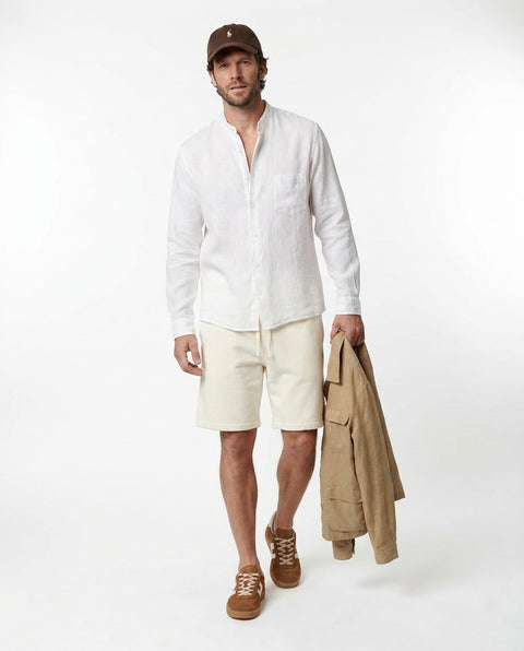 Shorts with logo embroidery