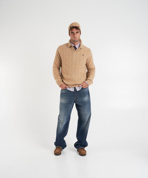 Berretto con ricamo logo