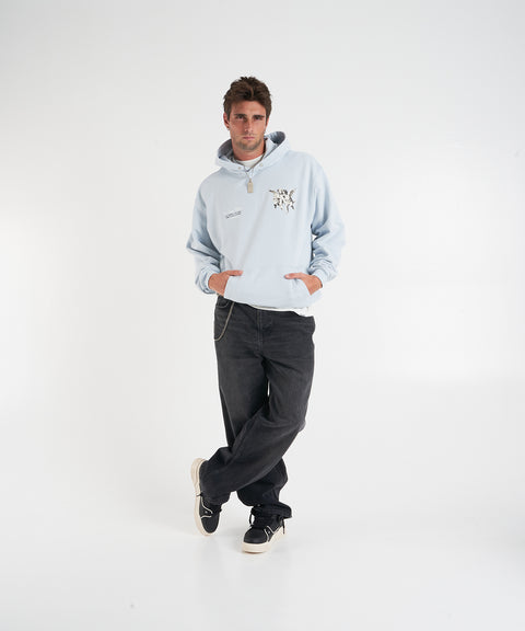 Felpa con cappuccio e stampa