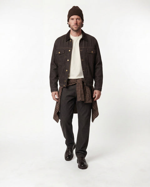 Jacket with breast flap pockets