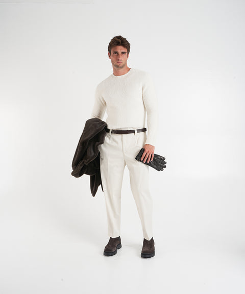 Maglione in maglia spazzolata